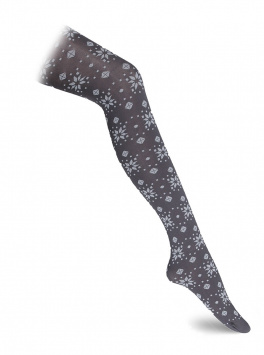 Pantys con fantasía copos de nieve.DORIAN NORDICA