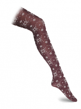 Pantys con fantasía copos de nieve.DORIAN NORDICA