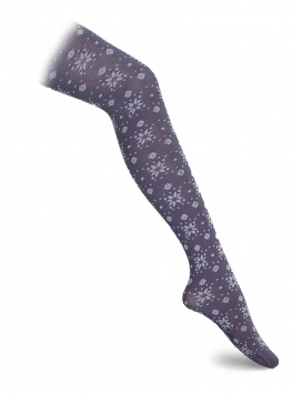Pantys con fantasía copos de nieve.DORIAN NORDICA