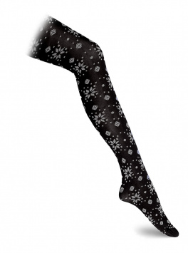 Pantys con fantasía copos de nieve.DORIAN NORDICA
