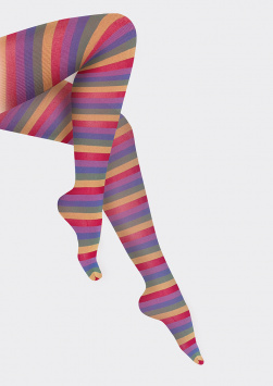 Panty listas horizontales multicolor.DORIAN INSIGNIA