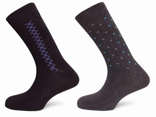 Calcetín algodón hombre. Packs de 2 pares. DORIAN 50116-1