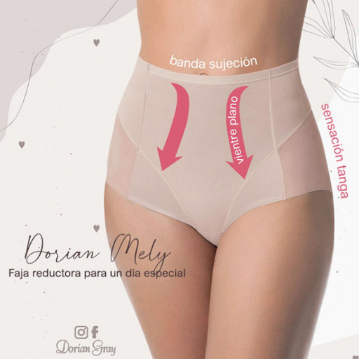 Braga-faja con tul trasero.DORIAN MELY