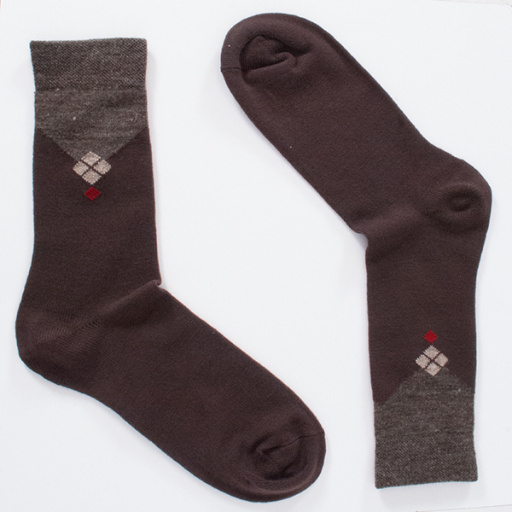 Calcetín de caballero acrílico Rombo. DORIAN 5376-1