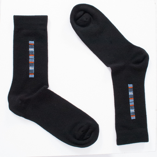 Calcetín de caballero acrílico Rectángulos en vertical. DORIAN 5378-1