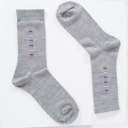 Calcetín de caballero acrílico Rectángulos en vertical. DORIAN 5378-1