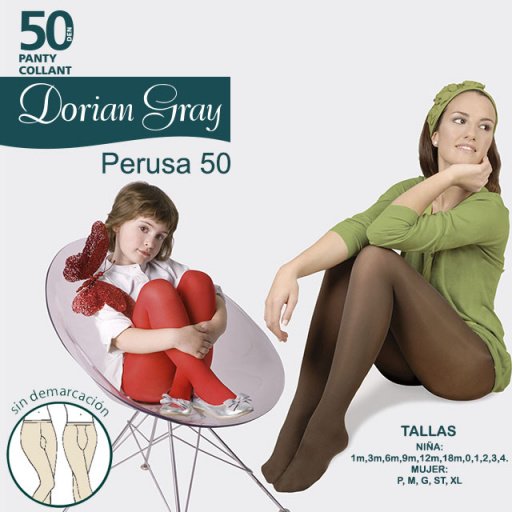 Panty 50 Den.Niña y mujer.DORIAN PERUSA-50