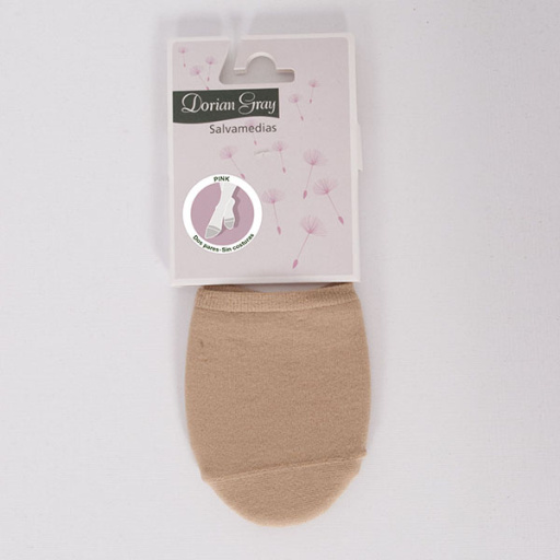 Puntera poliamida.sin costuras.2 pares. DORIAN PINK