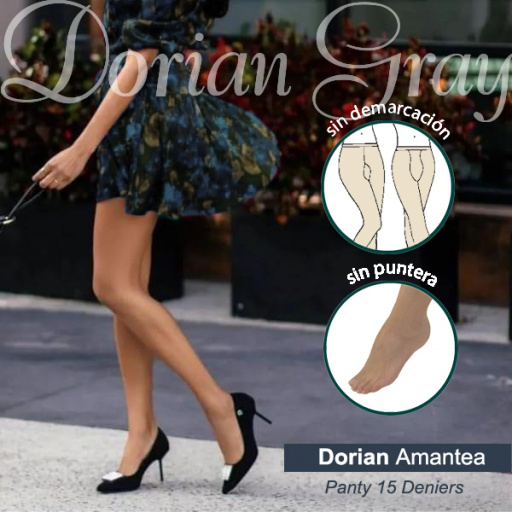 Panty 15 den.Puntera invisible.DORIAN AMANTEA