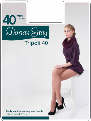 Panty 40 Den.Semi descanso.Reactivante.DORIAN TRIPOLI-40: