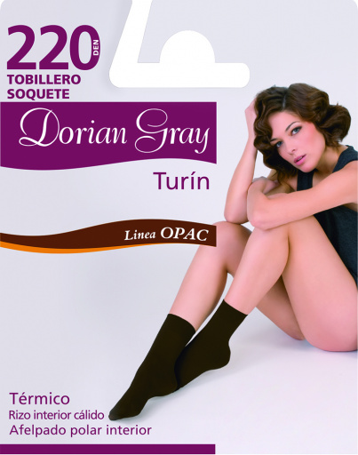 Calcetín tobillero 220 Den.Térmico. DORIAN TURIN