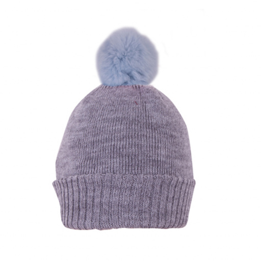 Gorro 0-2 años con pompón.DORIAN 4401-7