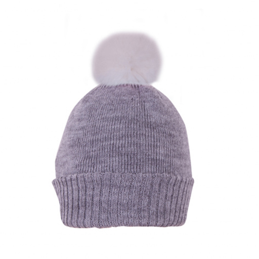 Gorro 0-2 años con pompón.DORIAN 4401-7