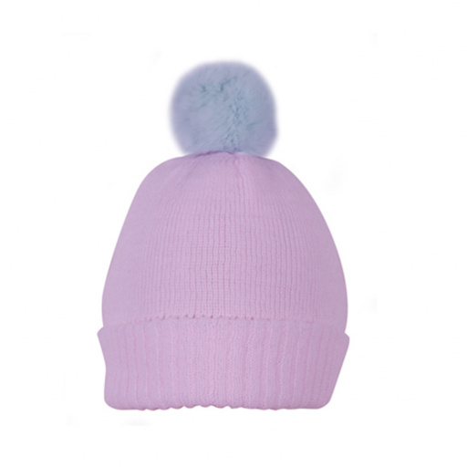 Gorro 0-2 años con pompón.DORIAN 4401-7