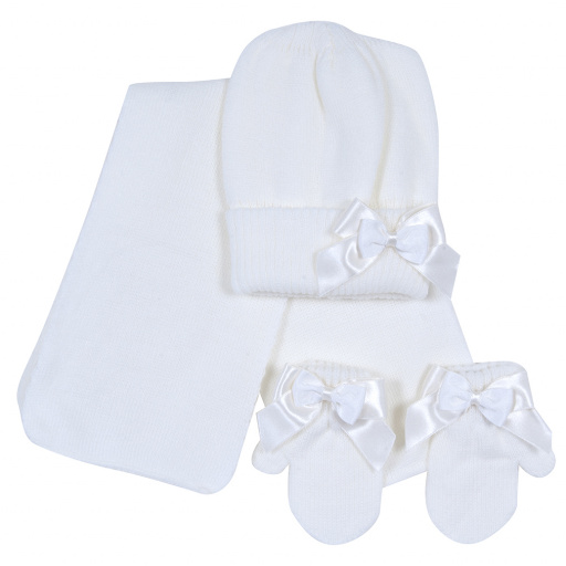 Gorro con lazo doble.DORIAN 4023-7