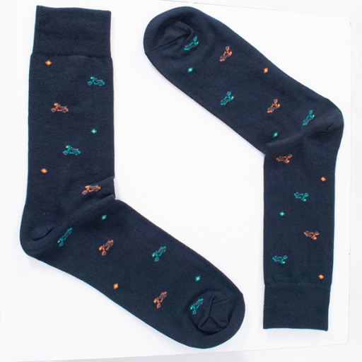 Calcetín de caballero Algodón Motos. DORIAN 5391-1