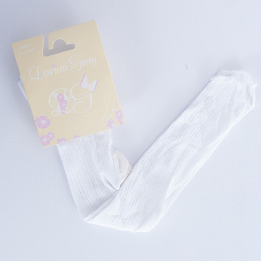 Panty niña poliamida calada. DORIAN ANABELA