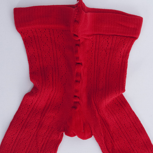 Panty niña poliamida calada. DORIAN ANABELA