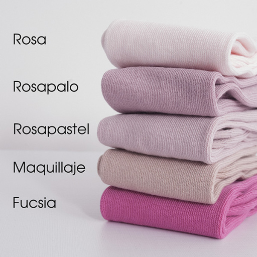 Calcetín algodón alto liso. DORIAN 3800-3