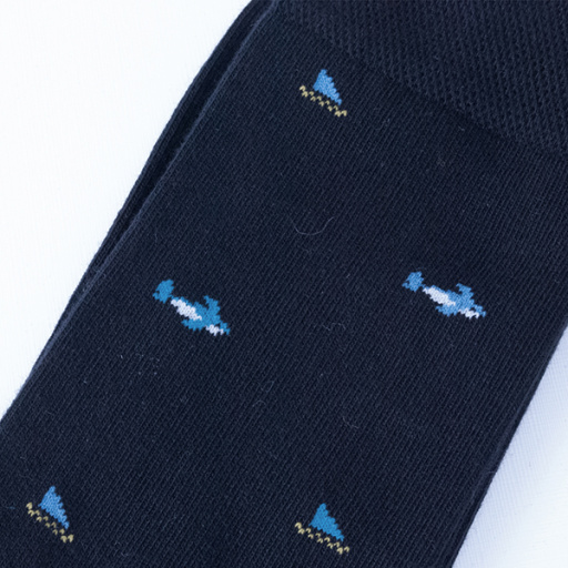 Calcetín de caballero Algodón Tiburones. DORIAN 5393-1