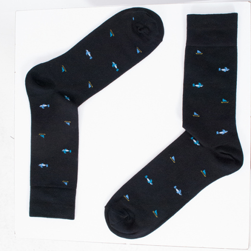 Calcetín de caballero Algodón Tiburones. DORIAN 5393-1