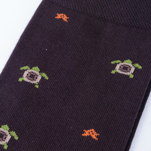 Calcetín hombre algodón tortugas.DORIAN 5394-1