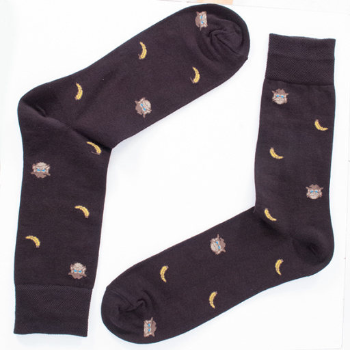 Calcetín de caballero Algodón Mono y Plátano. DORIAN 5396-1