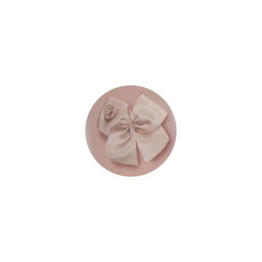 Leotardo liso con lazo falla con rosa. DORIAN 9154-5