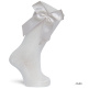 Calcetín alto algodón liso con lazo. DORIAN 3151-3
