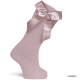 Calcetín alto algodón liso con lazo. DORIAN 3151-3