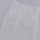Calcetín alto algodón liso con rosetón de tul. DORIAN 3148-3
