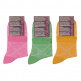 Calcetines algodón perlé mujer. Surtido 4 modelos. DORIAN 6594-2