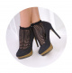 Calcetines algodón perlé mujer. Surtido 4 modelos. DORIAN 6594-2