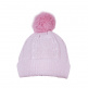 Gorro bebé 0-2 años labrado con pompón.DORIAN 4403-7